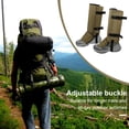 thumbnail image 4 of Ettsollp Waterproof Leg Gaiters Quick Release Size Adjustable Bite Protection Camping Hiking Lower Leg Guard Gaiters, 4 of 8