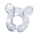 thumbnail image 1 of Almohada para el cuello del bebé,Almohada de apoyo para el cuello del bebé Reposacabezas en forma de U,Almohada de viaje para bebé con soporte para el cuello para recién nacidos y Oso gris, 1 of 9
