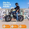 thumbnail image 5 of Qlife Spark D1 16x4.0" Electric Bike for Adults,500W up to 20MPH Fat Tires EBike,48V 13Ah Removable Battery E Bicycle,Full Suspension,Green, 5 of 9