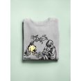 thumbnail image 3 of Bear In A Good Mood Sweatshirt Women -Smartprints Designs, Female Small, 3 of 4