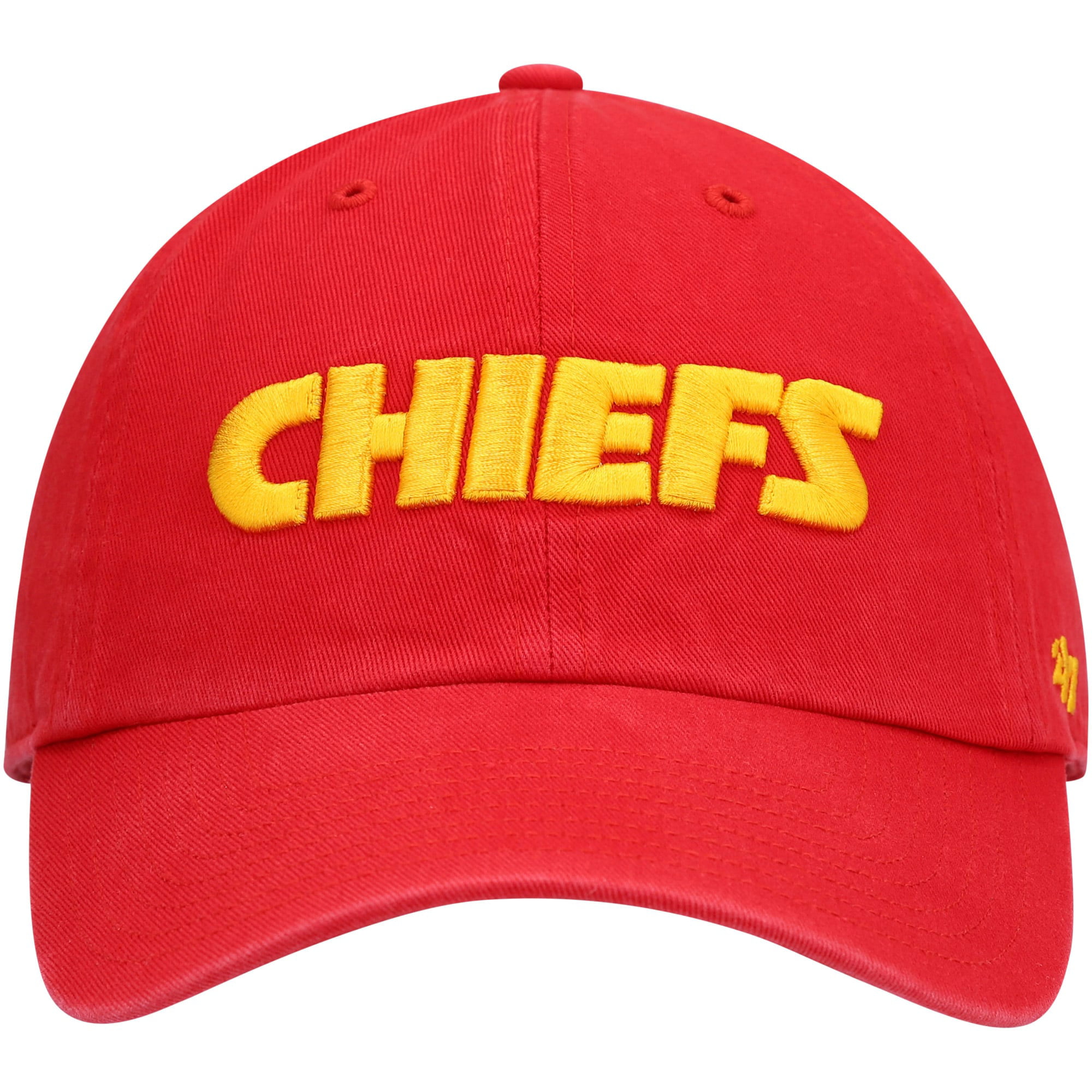 Kansas City Chiefs 3X Super Bowl Champion '47 Brand KC Red Clean Up Hat Cap  OSFA – ASA College: Florida