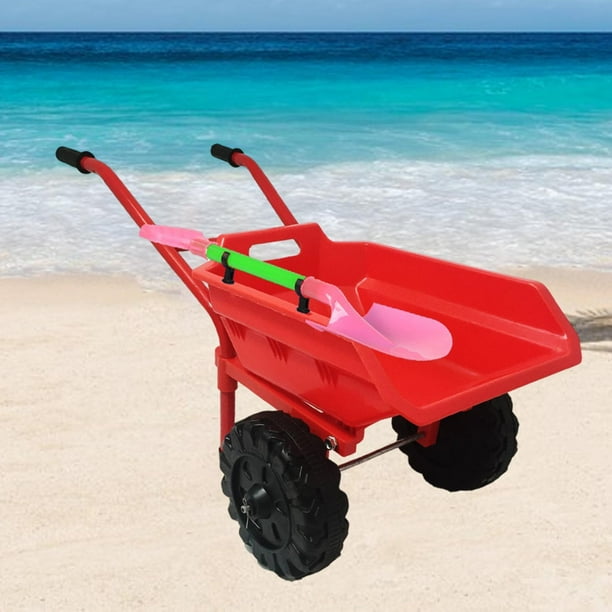 Carretilla Roja Dolu Para Niños +3 Años | Juguete De Jardín Y Playa | Resistente Y Fácil De Manejar | Ideal Para Transportar Juguetes