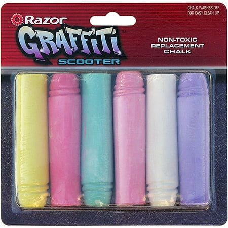 Razor Graffiti Chalk, 6-pack