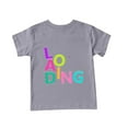 thumbnail image 4 of Zwiiyzr Summer Unisex Kids Shirt for 4-16 Years Printed Short Sleeve Round Neck Comfortable Loose T-Shirt Blouse Casual Girls Boys Tops Gray, 4 of 5