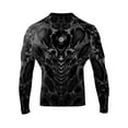 thumbnail image 2 of Raven Fightwear Men's Biomechanical BJJ Rash Guard MMA Black, 2 of 3