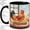 Black, variant on Farmhouse Rooster Window Coffee Mug, Country Rooster Mug, Morning Coffee by Kitchen Window, Hen with Eggs and Wheat Field, Ceramic Cup Decor, Rustic Farm Art, Rural Chicken Keepers