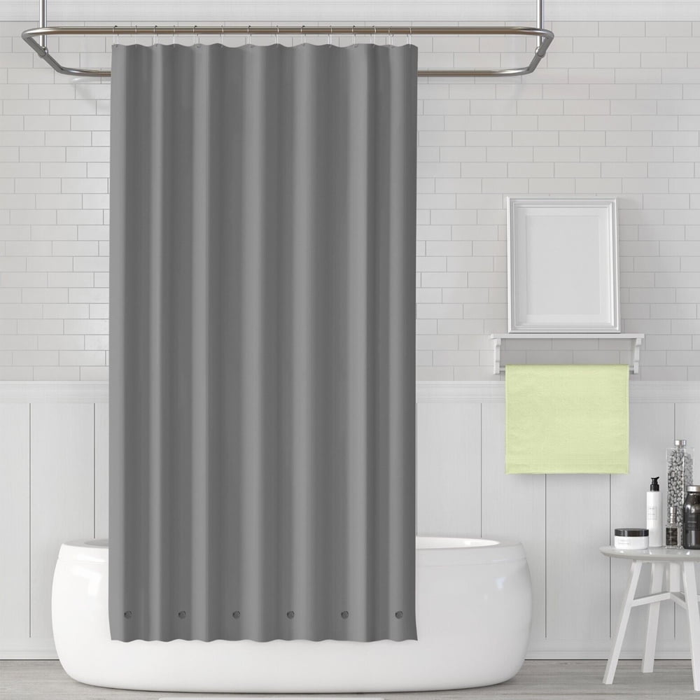 Extra Wide Fabric Shower Curtain or Liner 70 x 72 inches, Hotel Quality