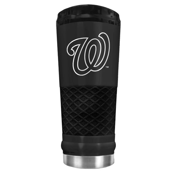 Black Washington Nationals Stealth Matte 24oz Tumbler