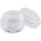 thumbnail image 3 of Frascos de 108 piezas Frascos de cosméticos Frascos vacíos Frascos transparentes con tapas para cosméticos Bálsamo labial Crema Perlas de diamantes de imitación, 3 g Adepaton LKX-1459, 3 of 8
