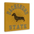 thumbnail image 3 of Stupell Industries Traditional Vintage Dachshund State Canvas Art, 17 x 17, by Spirit Animals/Life Is High, 3 of 8