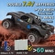 thumbnail image 5 of Camiones monstruo impermeables para niños, coche anfibio de 2.4G, barco RC todo terreno escala 1:16 para niños y adultos, 4WD, 2 baterías recargables, 5 of 6