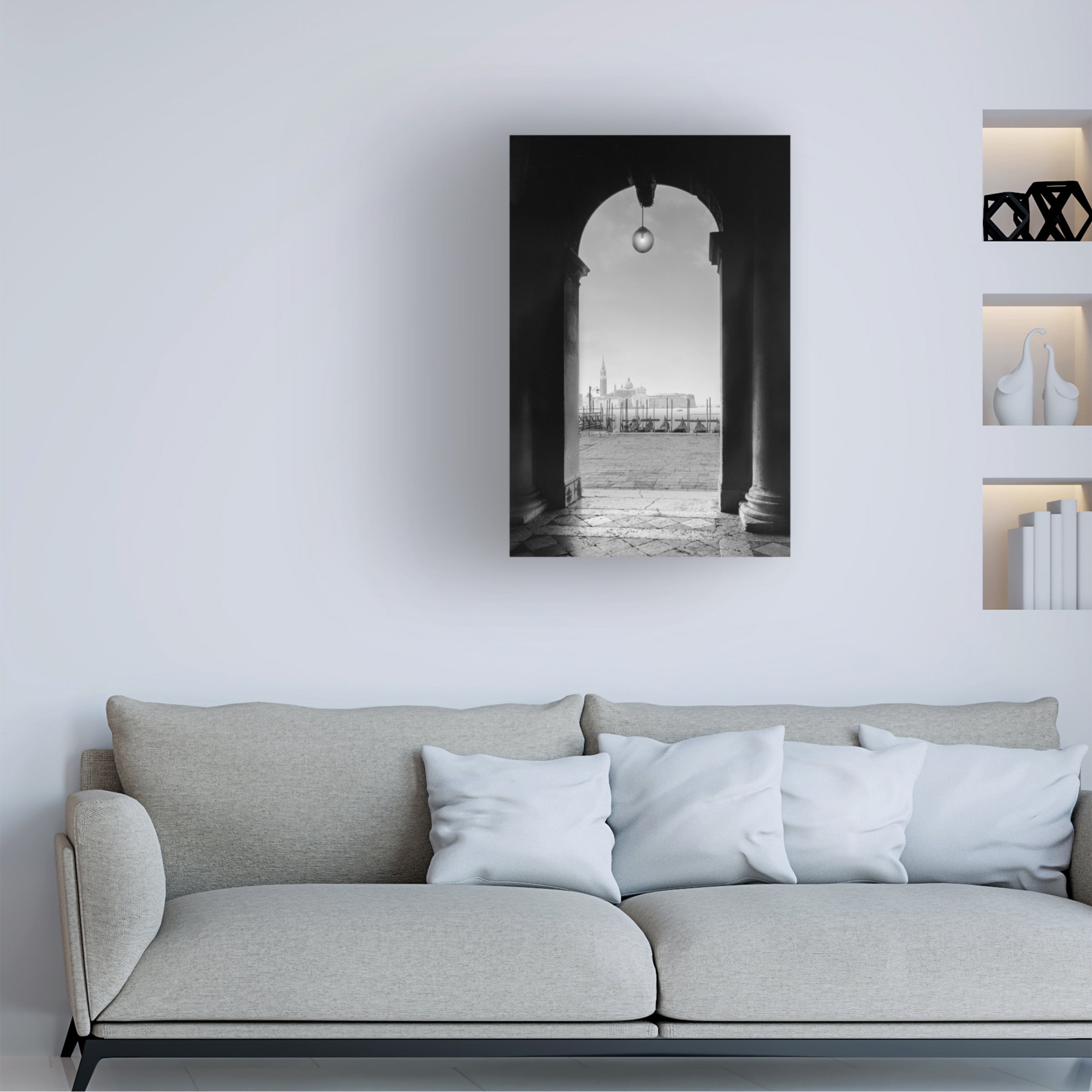 Trademark Fine Art "Venetia View" Canvas Art by Moises Levy