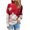 Red-C, variant on Virmaxy Sweater For Women Classic Christmas Printed Mock Neck Knitted Sweater Long Sleeve Pullover Relaxed Fit Jumper Casual Fall Winter Outfits Sweaters Tops Red-A M