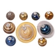 thumbnail image 5 of Kurt Adler 50-70MM Noble Gems Planet Solar System 9-Piece Set, 5 of 5