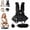Black backpack, variant on Pawzie Purse Dog Carrier, Small Puppy Sling Carrier, Breathable Mesh Pet Shoulder Bag