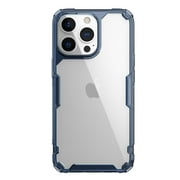 TECH CIRCLE iPhone 14 Pro Ultra Clear Hard PC Back Panel Cover foriPhone 14 Pro 6.1 inch with Corner Len Protection Shockproof for iPhone 14,Blue