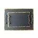thumbnail image 1 of 1 PC Bandejas de servir modernas Bandeja rectangulares Bandeja Sirviendo platos con asas, 1 of 6
