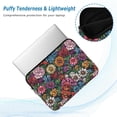 thumbnail image 2 of FORMRS 15"-15.6" Laptop Sleeve Protective Case Soft Carrying Quilted Computer Bag Cover, Vibrant Flowers Pattern, 2 of 7