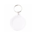 thumbnail image 2 of thinsony Acrylic Blank Keyring Photo Insert Transparent Keychain Frame Key Chain Fashion Clothes Handbag Waist Hanging Gifts Keys Type 1, 2 of 6