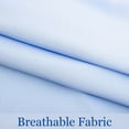 thumbnail image 4 of TOPTIE Chemises Habillées Habillées pour Hommes à Manches Courtes Résistantes aux Plis, 4 of 8