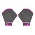 thumbnail image 2 of sunsanly 1 Pair Swimming Gloves Adjustable Men Women Aquatic Swim Training Glove Webbed Fitness Water Resistance Training Hand Fins Paddles Swimming Gear, 2 of 8