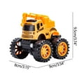 thumbnail image 2 of Nilvkv Friction Powered Engineering Crane, 3.5in Push and Go Toys Car Construction Vehicles Construction Truck Made with Plastic, Toys for 3+ Year Old Boys and Girls Gifts, 2 of 3