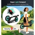 thumbnail image 3 of LNOW Kick Scooter for Ages 5+, Kid, Teens & Adults,Max Load 220 LBS,8IN Big Wheels,4 Adjustable Levels,Lightweight, Foldable, 3 of 14