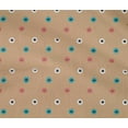 thumbnail image 4 of oneOone Cotton Flex Dark Beige Fabric Eyelashes|Eye & Lips Face Dress Material Fabric Print Fabric By The Yard 40 Inch Wide, 4 of 4