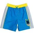 thumbnail image 3 of DC Comics Justice League Batman Toddler Boys Rash Guard and Swim Trunks Outfit Set Toddler, 3 of 5