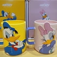 thumbnail image 4 of Tazas de Mickey Minnie Mouse Donaldduck con dibujos animados, bonitas, con asa, de cerámica, creativas, para café, taza de leche kawaii, regalos de dibujos animados, 4 of 5