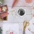 thumbnail image 6 of 3drose, Sea Lion Mouth Open Photo Bw, 3 inch Snowflake Porcelain Ornament, 6 of 7