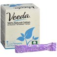Veeda Compact Applicator Tampons Lite, 16 Ct