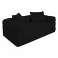 thumbnail image 1 of SOFA CAMA TEDDY CHENILLE BLACK, 1 of 1