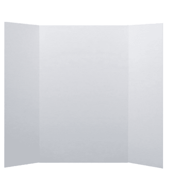 36 x 48 Project Boards for Presentations, Science Fair, School Projects, Event Displays and Trifold Picture Board, Clay White - 10 Pack