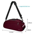 thumbnail image 3 of Mosiso Bike Rack Bag Trunk Pannier Rear Seat Bag Waterproof  Cycling Bicycle Storage Luggage Saddle Shoulder Bag, Wine Red, 3 of 7