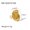NBR2023168 Style, variant on Starfish Conch Stainless Steel Plated 18K Gold Ring for Women Adjustable Opening Geometric Design Classic Look