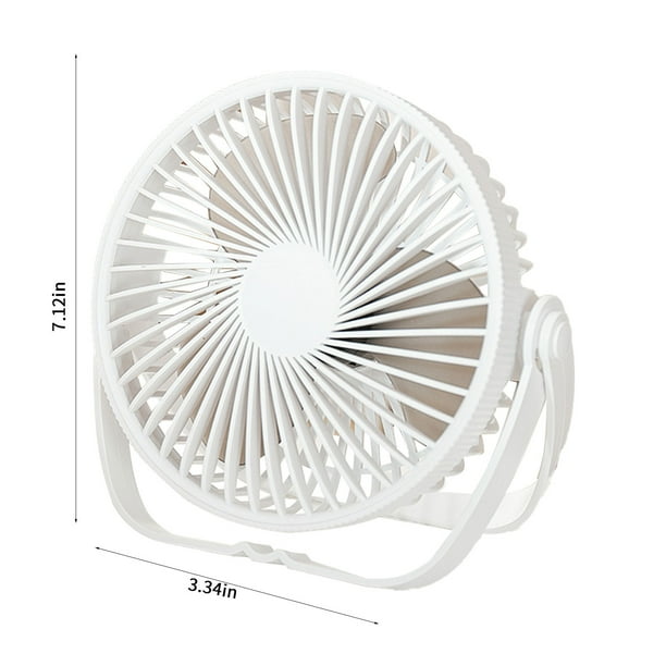 EGNMCR Desktop Fan Quiet Brushless Turbine Mini Electric Fan