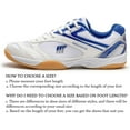 thumbnail image 2 of Table Tennis Shoes Mens Womens Indoor Court Sneakers Non-Slip Breathable for Tennis Pickleball Training,Blue,8, 2 of 8