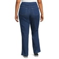 thumbnail image 2 of JMS Just My Size by Hanes Women's Plus Size 4 Pocket Bootcut Jeans, Single and 2-Pack, 2 of 11