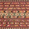 thumbnail image 1 of Ahgly Company Machine Washable Indoor Square Contemporary Sunrise Orange Area Rugs, 5' Square, 1 of 7