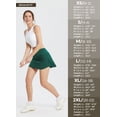 thumbnail image 6 of BALEAF Pleated Tennis Skirt Skorts Skirts for Woman High Waisted Lightweight Athletic Golf Workout with Shorts Pockets Green M, 6 of 6