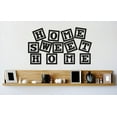 thumbnail image 1 of Custom Wall Decal Vinyl Sticker : Home Sweet Home Text Quote Picture Art Peel & Stick Mural 12x18 Inches, 1 of 1