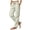 Beige, variant on Bosfbaoi Cargo Pants for Women Elastic Drawstring High Waist Straight Leg Casual Work Pants with Multi Pockets