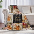thumbnail image 3 of Personalized Custom Blanket with Picture Text Customized Memorial Gifts Blankets Using My Own Photos Customize Memorial Gifts for Father Mother Day (Seven photos, 60x80in(152.4x203.2cm)), 3 of 5