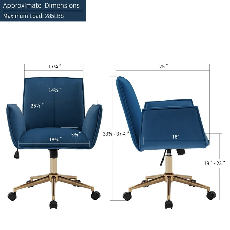 Duhome home office chair accent chair for 2024 small space armrest desk office side chair