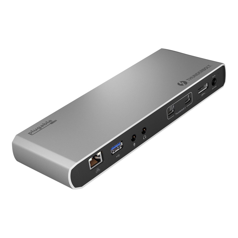 Plugable TBT3UD185W Docking station Thunderbolt 3 DP GigE