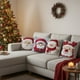 thumbnail image 4 of Fundas de Almohada Navideñas de 45X45 Cm | Fundas Decorativas | Tela Suave | Cremallera Oculta | Juego de 4 Fundas de Almohada de Algodón, 4 of 7