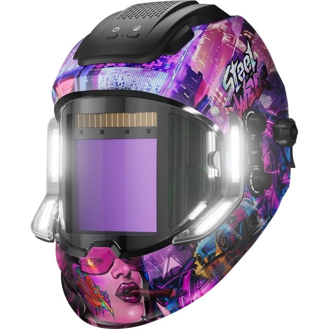 Casco de soldadura ANDELI MONERCP-LED-PRO con 4 luces LED