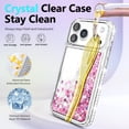 thumbnail image 6 of NGB SUPREMACY For iPhone 17 Pro Max Phone Case Screen Protector Ring Holder Wrist Strap Lanyard Shiny Sparkly Glitter iPhone 17 Pro Max Case Cover, 6 of 9