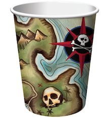 9CUP 12/8CT PIRATE'S MAP